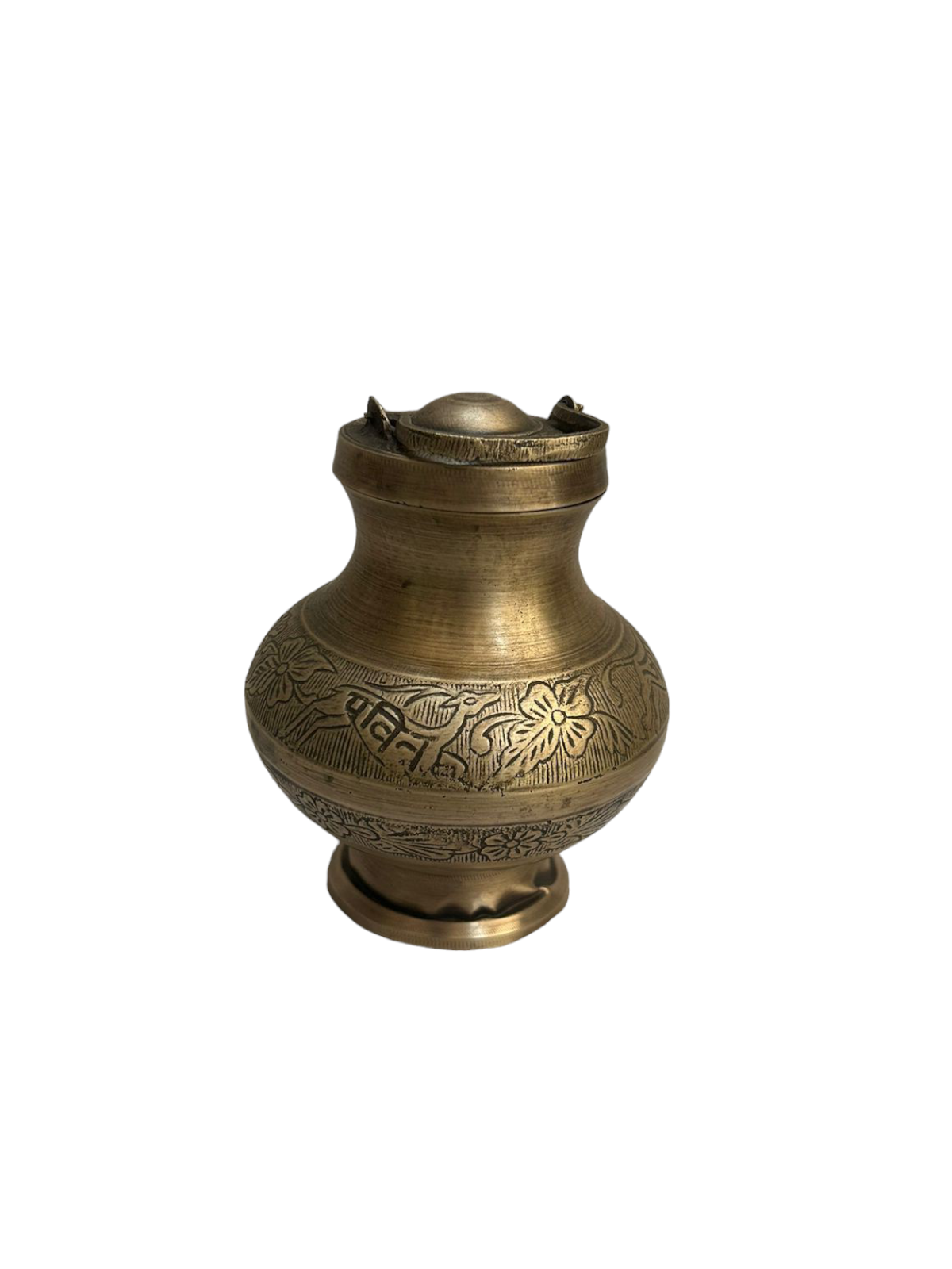 Old Brass Gangajal Water Pot