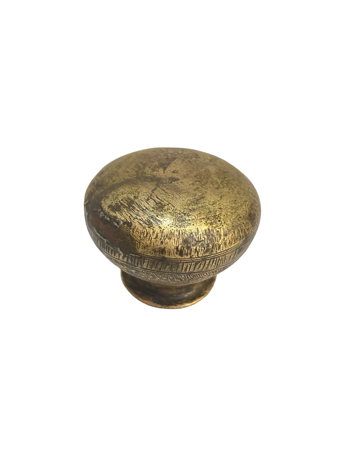 Old Engraved Brass Pot