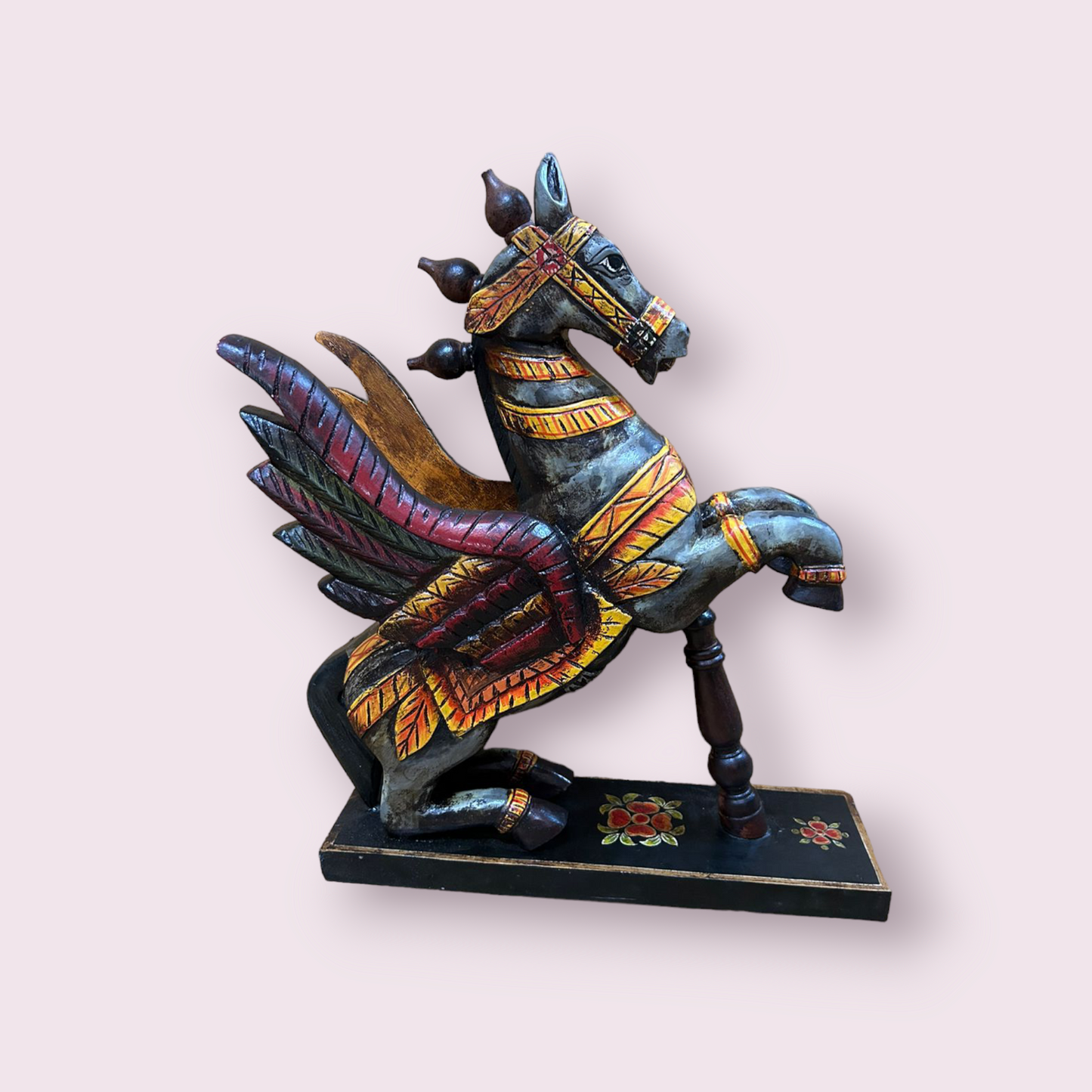 Hand Carved Horse Statue