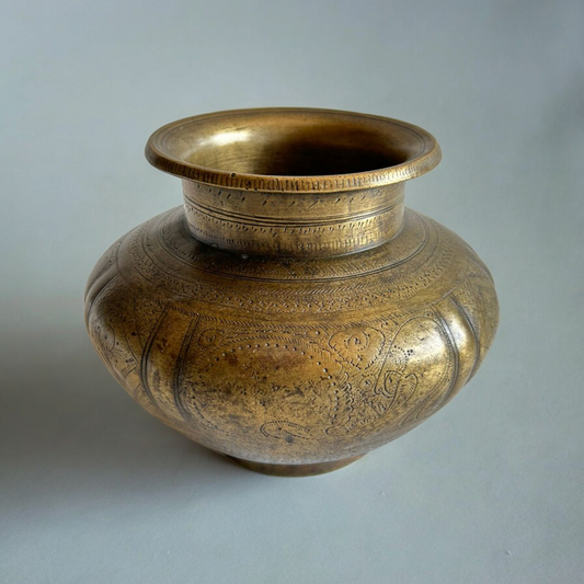 Old Brass Pot