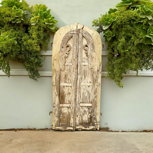 Antique wooden Hand Carved Window Door