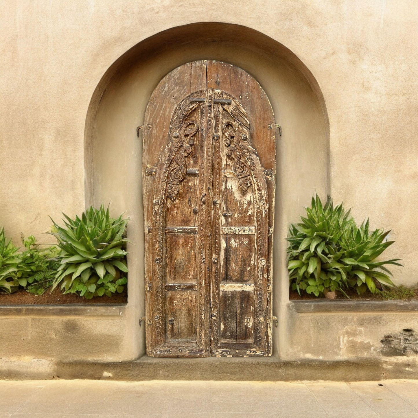 Antique wooden Hand Carved Window Door