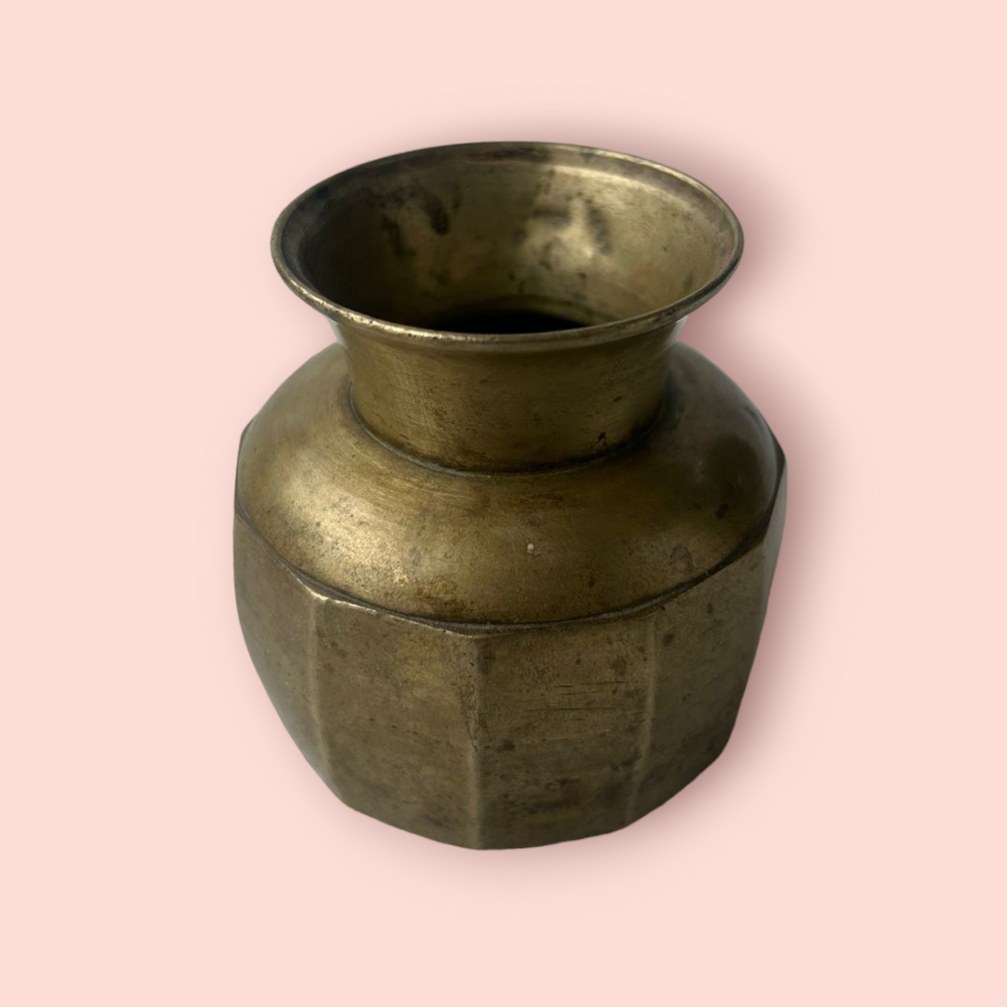 Antique Brass Holy Water Pot