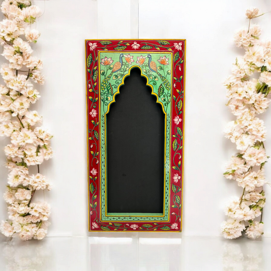 Hand Painted Wooden Mirror Frame