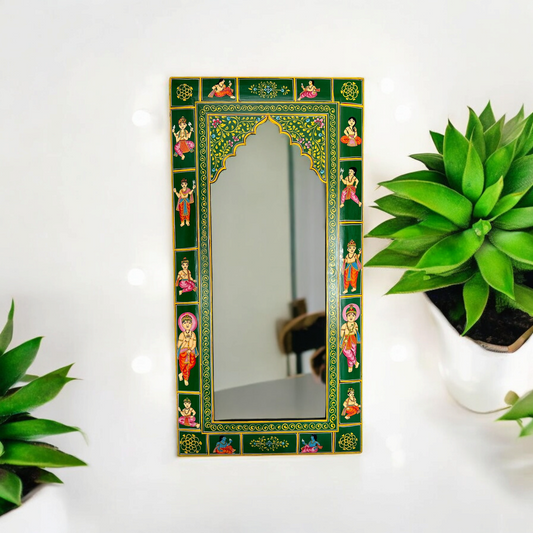 Hand Painted Wooden Mirror Frame