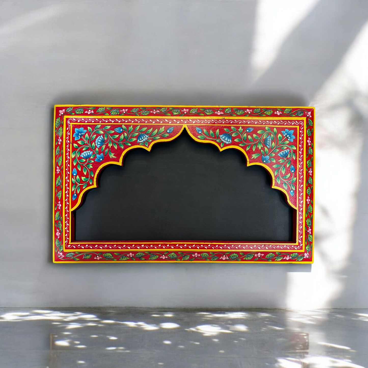 Hand Painted Wooden Mirror Frame