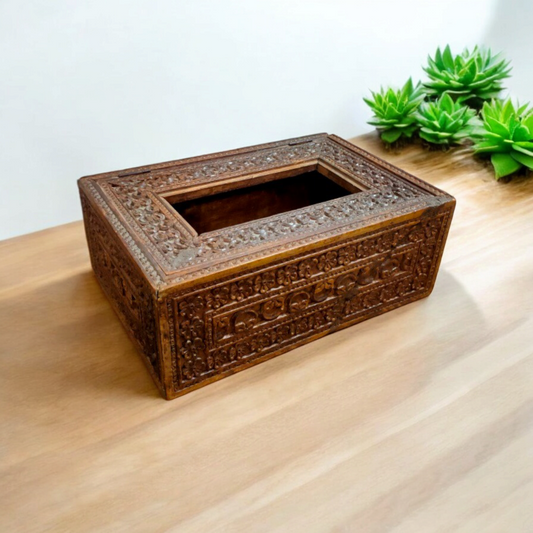 Old Wooden Carved Box