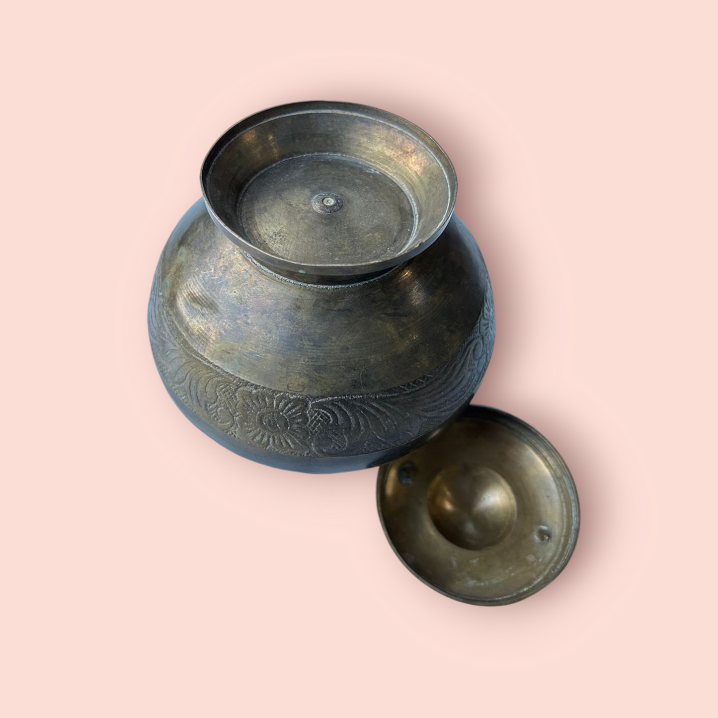 Old Brass Ganga Jal Pot