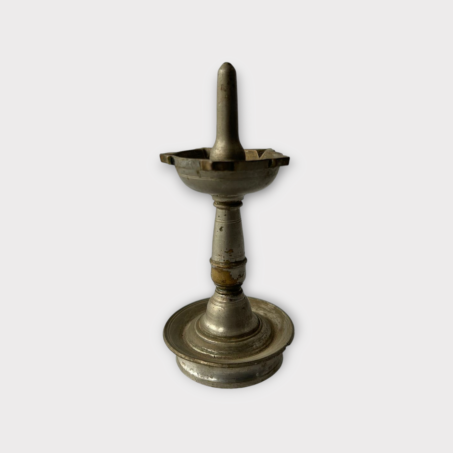 Antique Brass South Indian Lamp