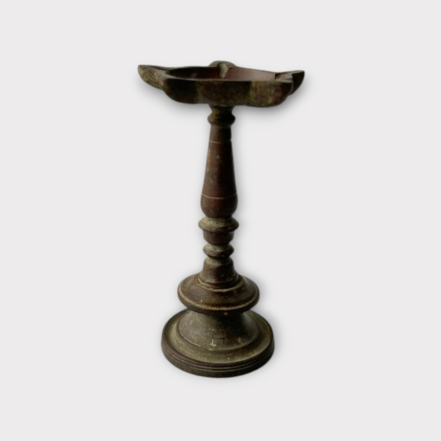 Antique Brass South Indian Lamp