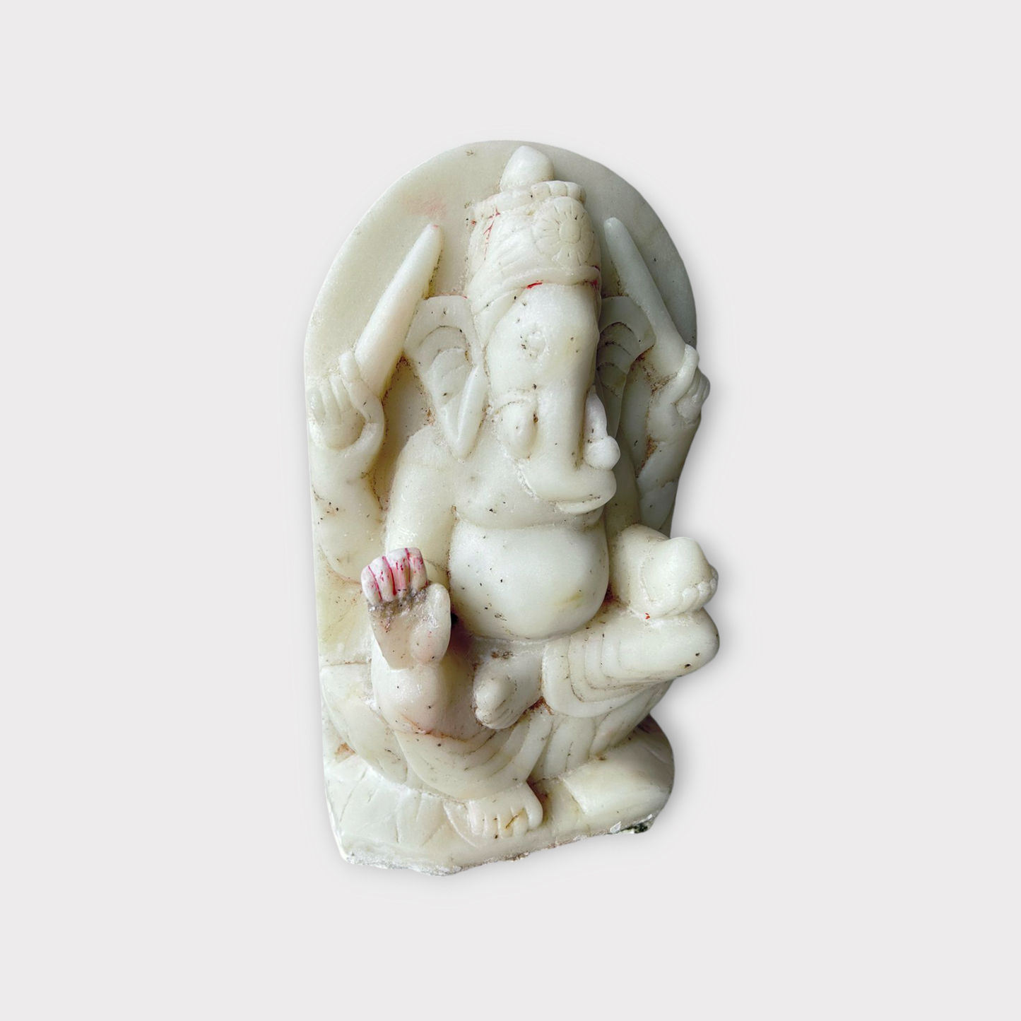 Old Marble Stone Ganesha Statue