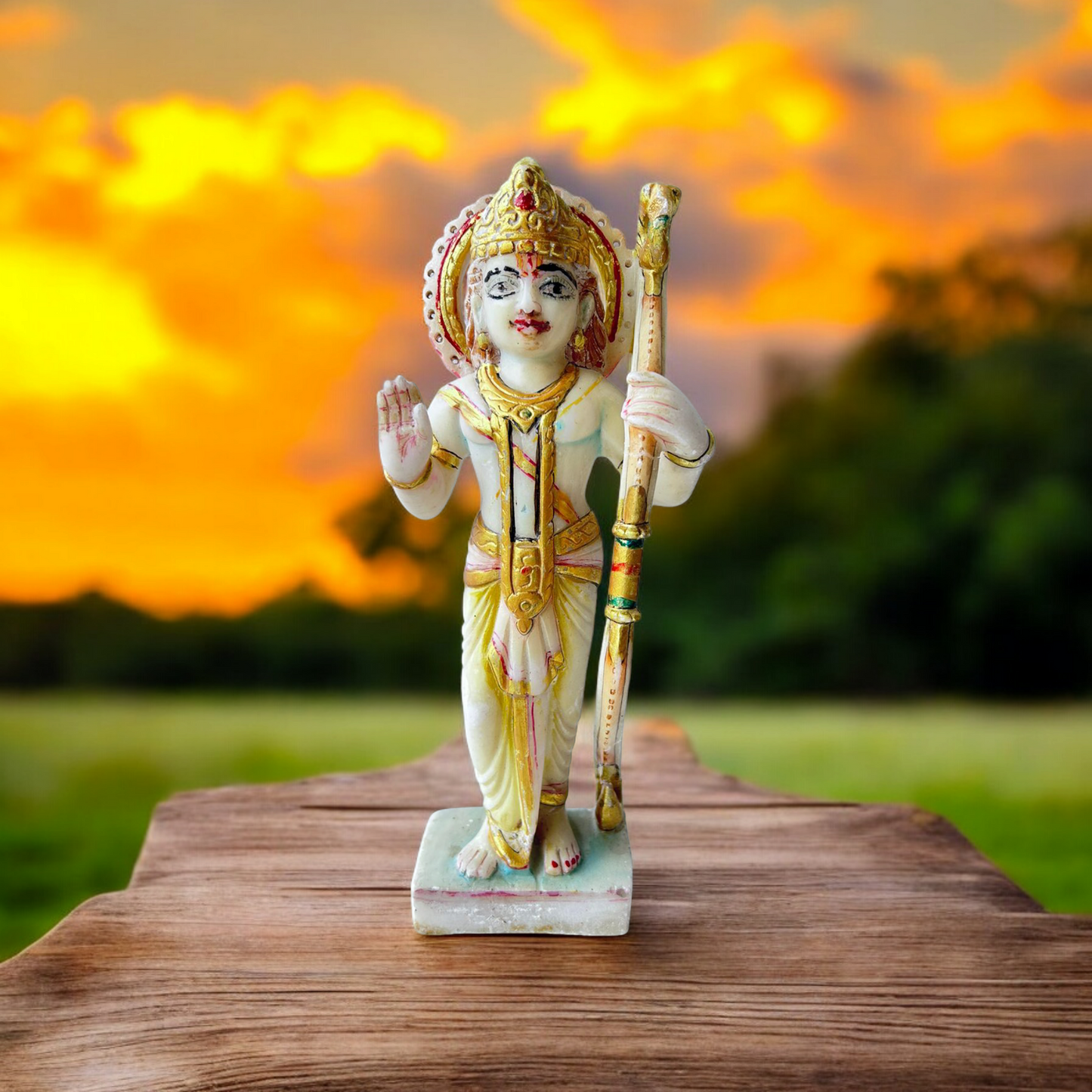 Old Marble Stone god shree Rama Statue