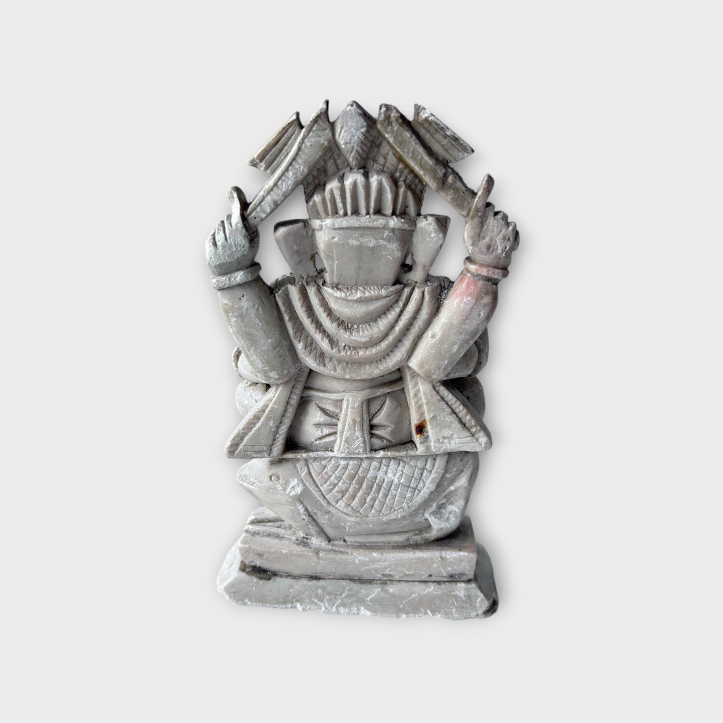 Old Marble Stone Ganesha Statue