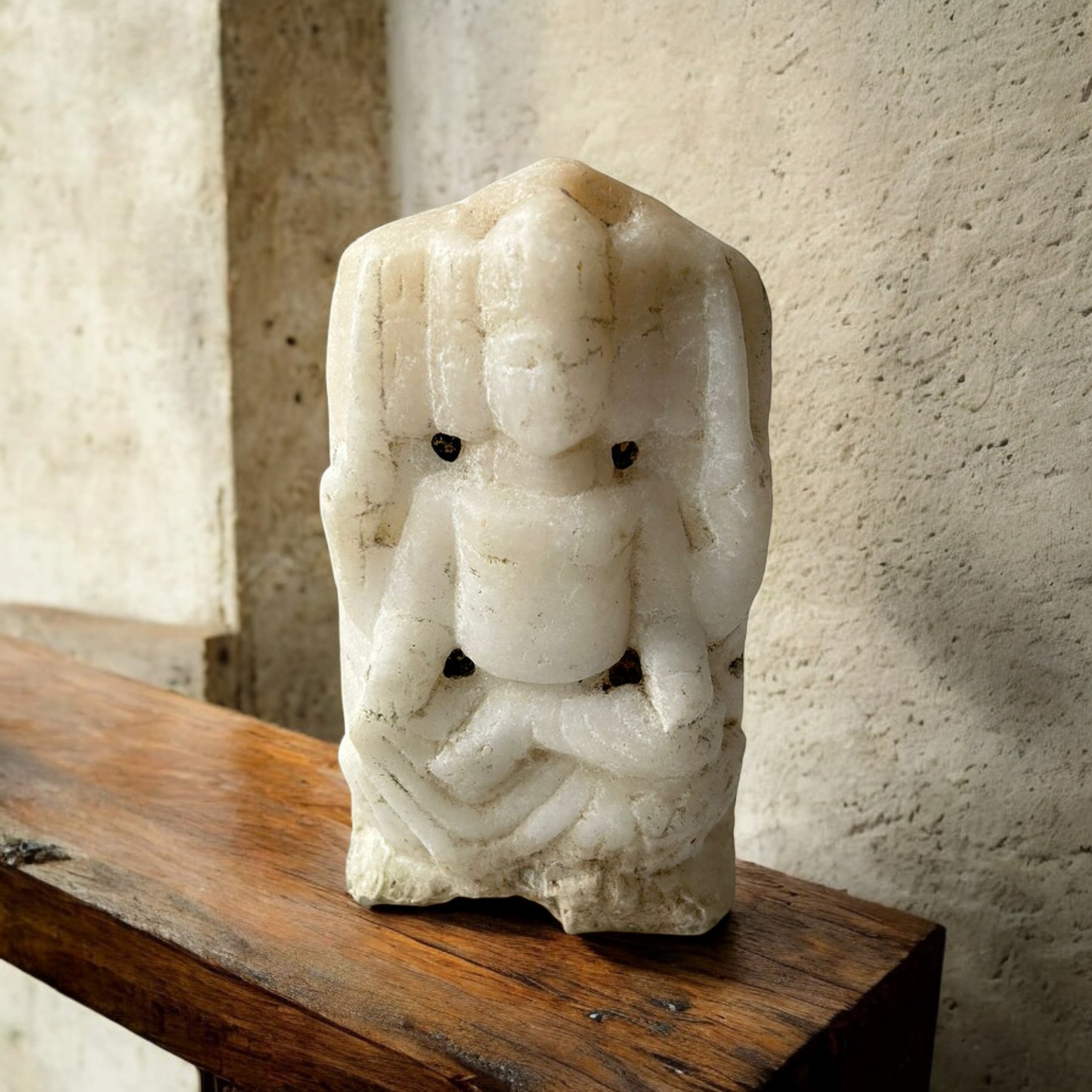 Old Marble Stone Bramha Statue