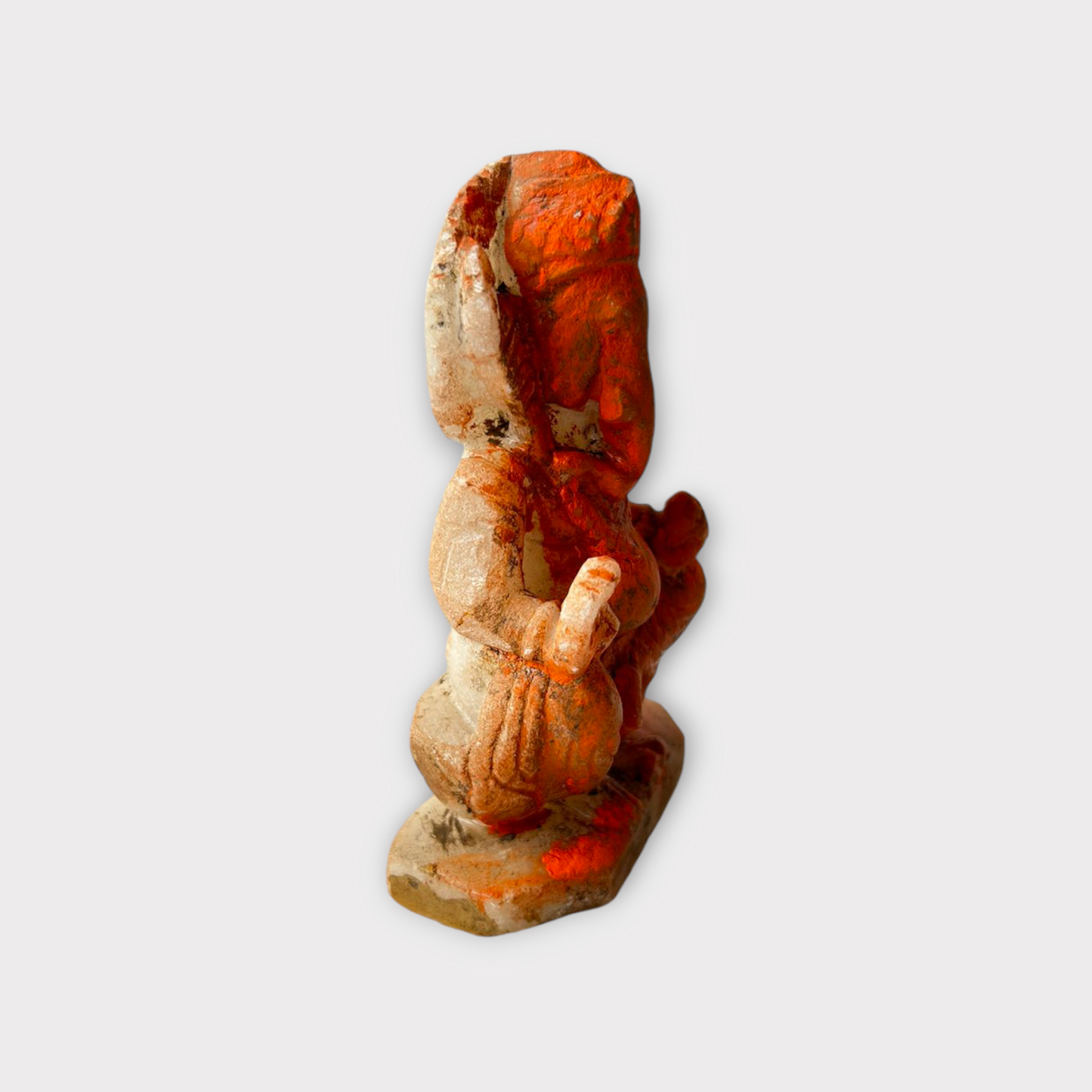 Old Marble Stone Ganesha Statue