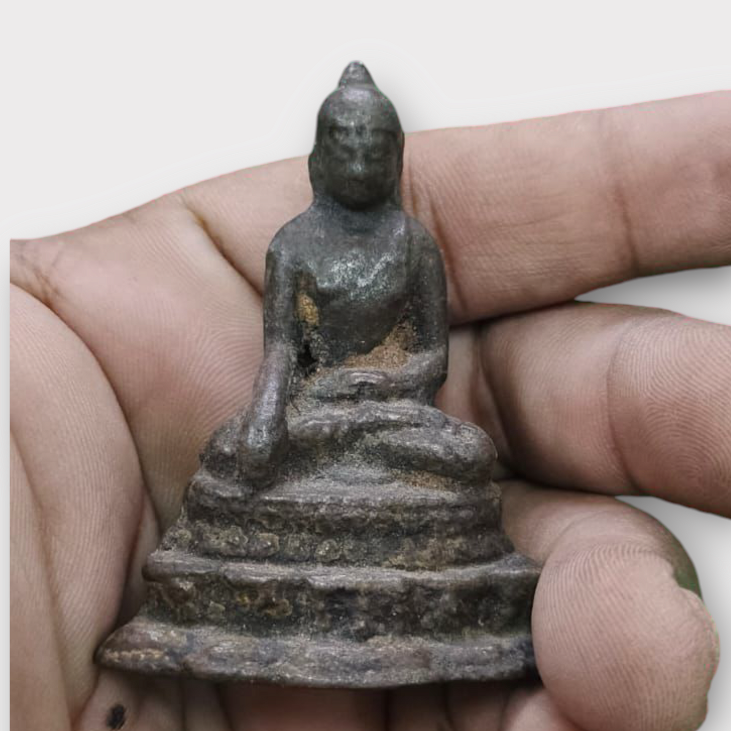 Antique Brass Jain God Statue Jainism God Mahaveer Figure