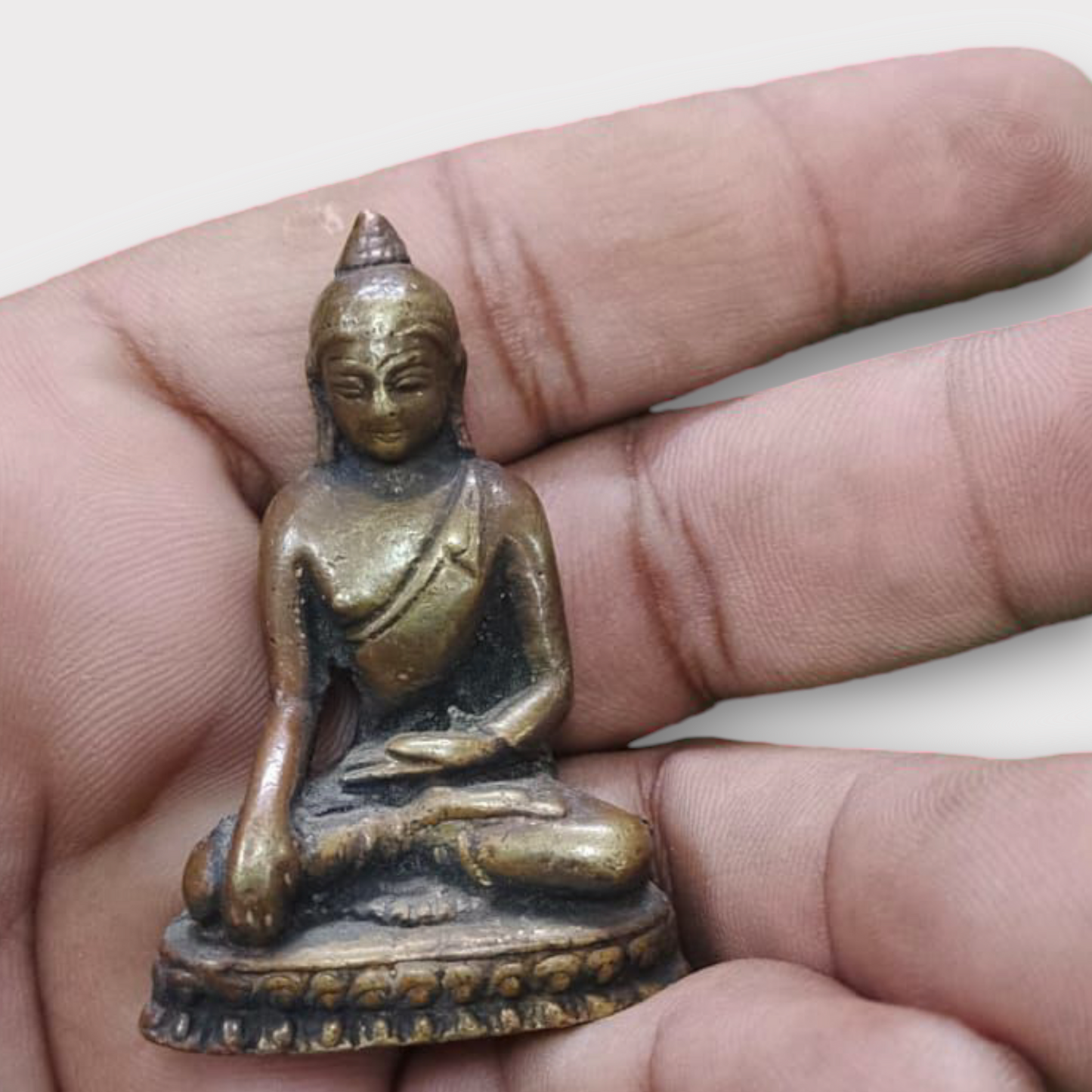 Antique Brass Jain God Statue Jainism God Mahaveer Figure