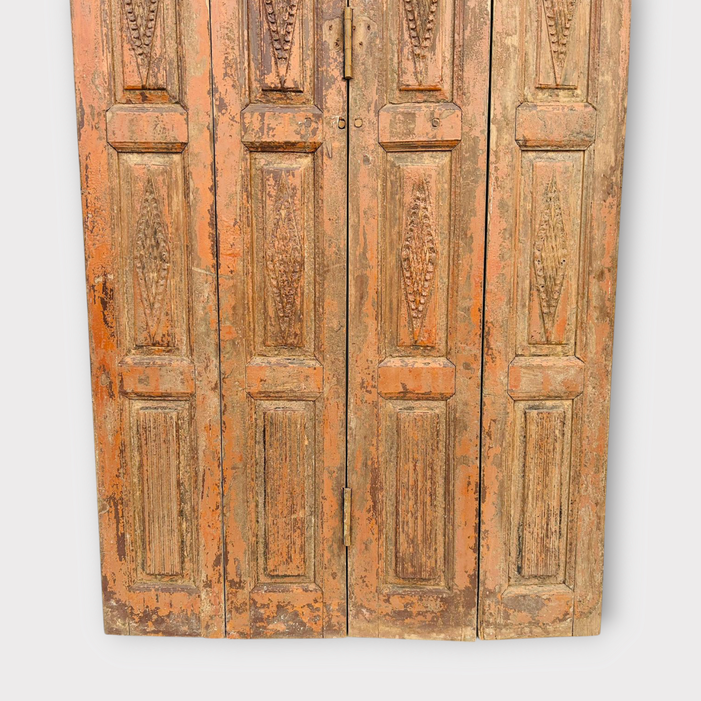 Old wooden hand carved dividers