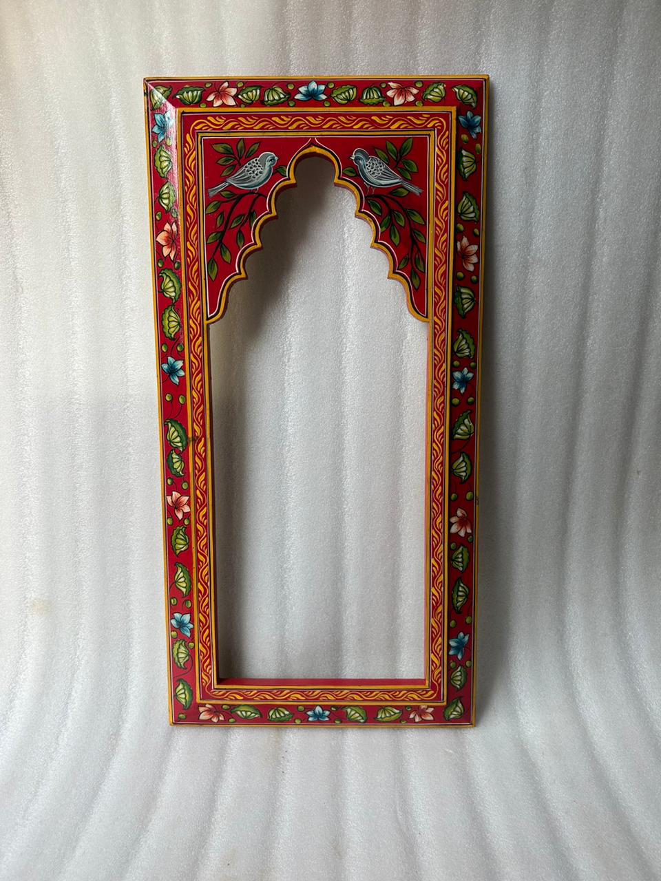 Hand Painted Wooden Mirror Frame