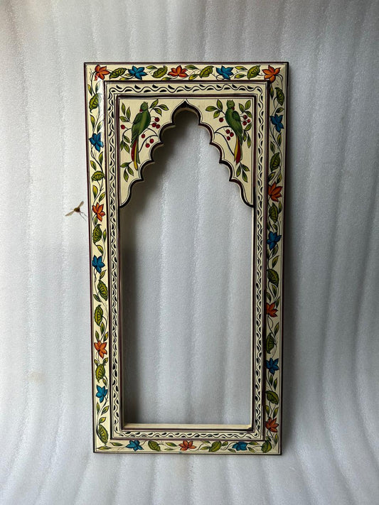 Hand Painted Wooden Mirror Frame