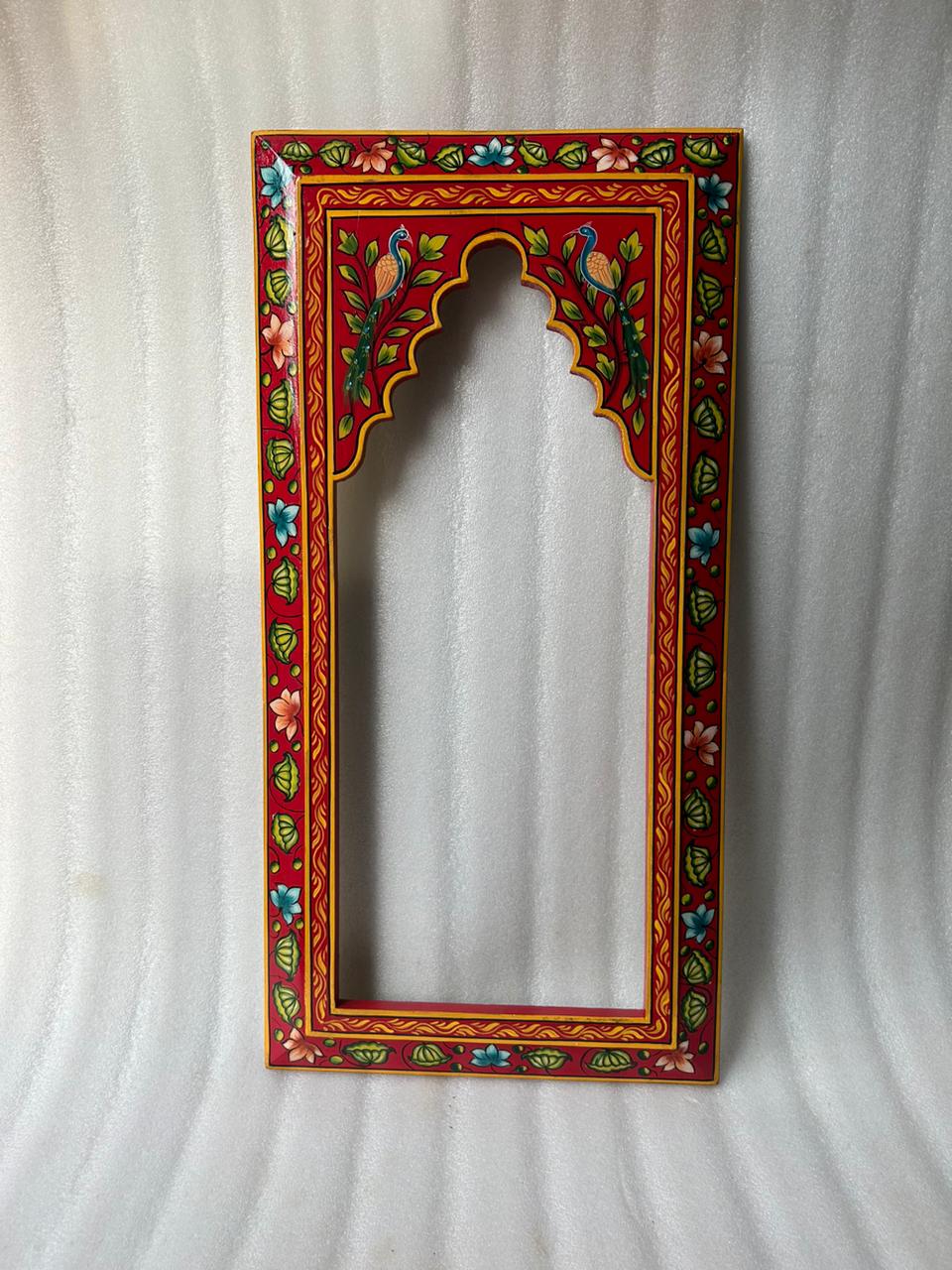 Hand Painted Wooden Mirror Frame