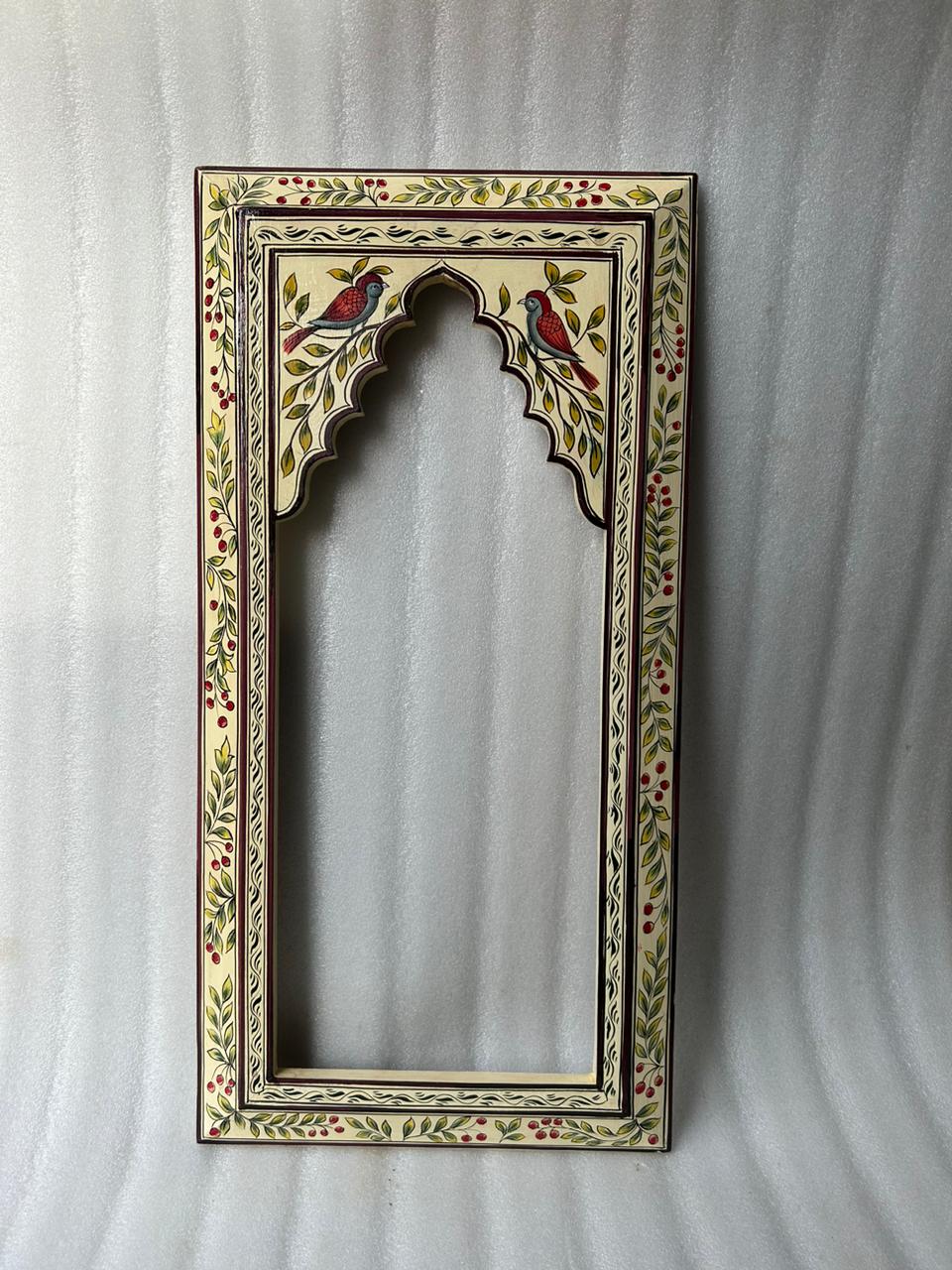 Hand Painted Wooden Mirror Frame