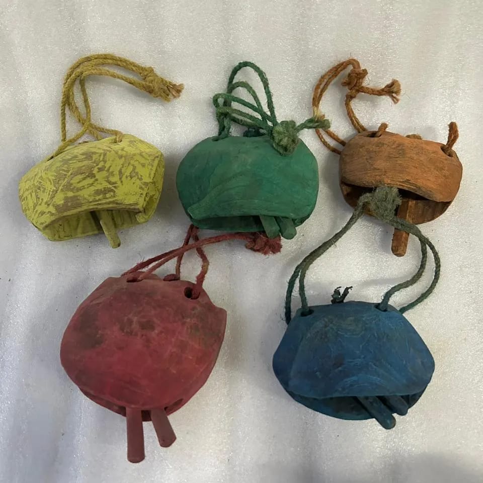 Hand Made Wooden Bells