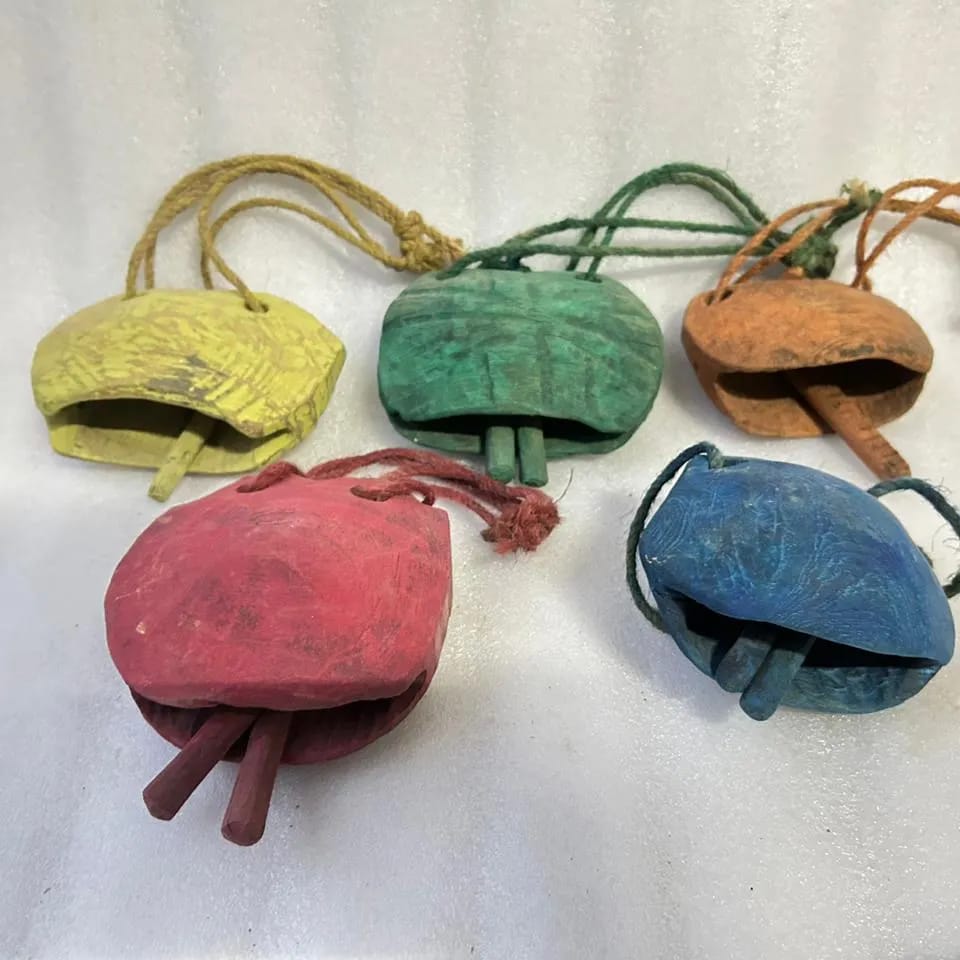 Hand Made Wooden Bells