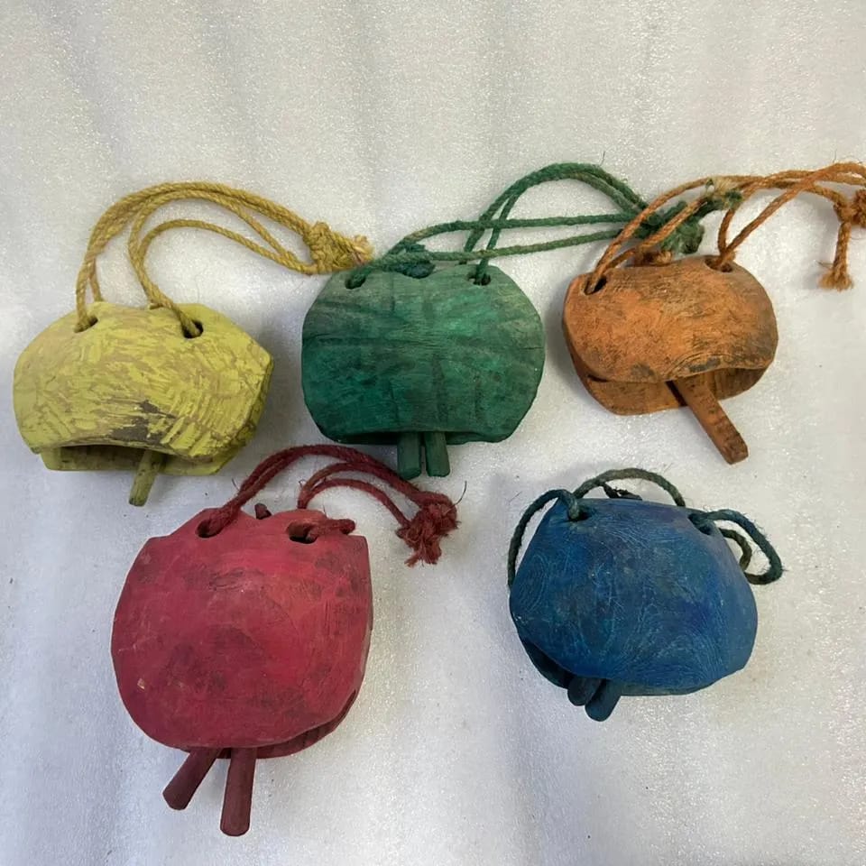 Hand Made Wooden Bells