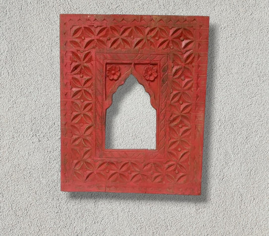 Wooden Jharokha Mirror Frame