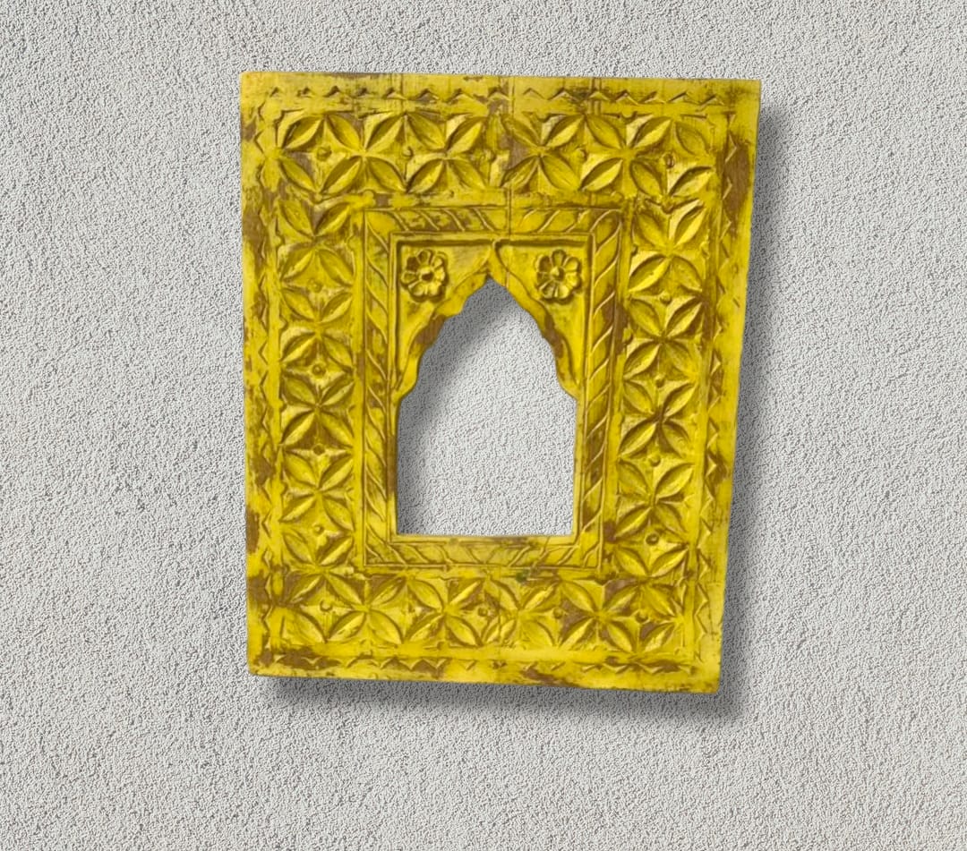 Wooden Jharokha Mirror Frame