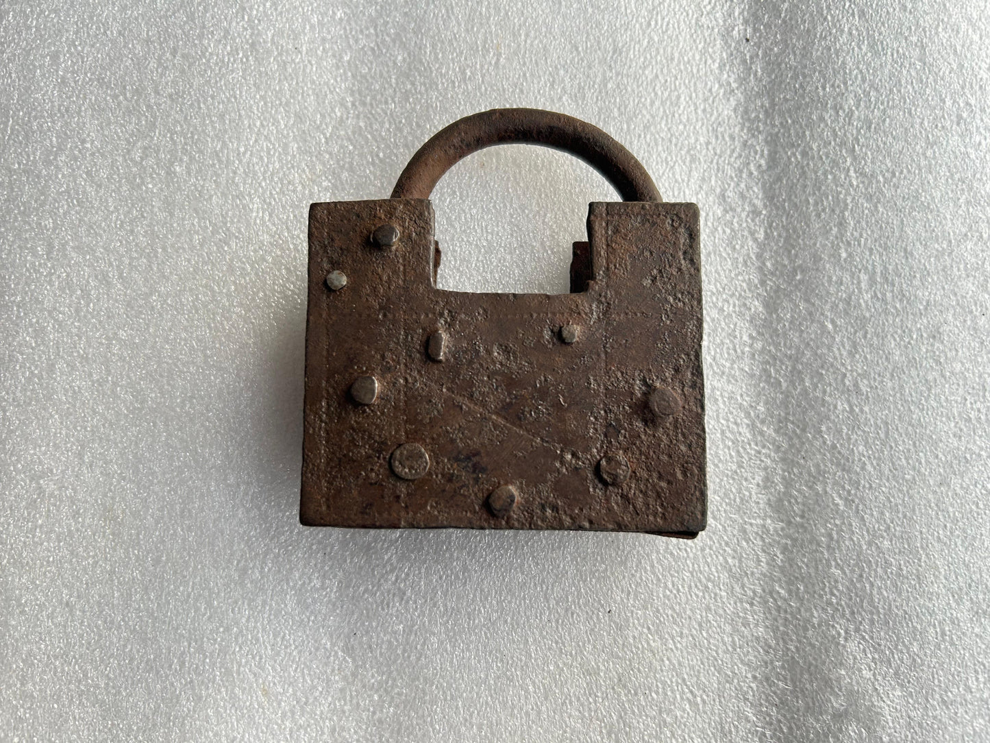 Iron Tricky Padlock Hidden Key Hole