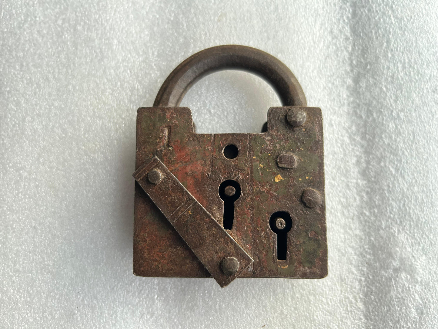 Iron Tricky Padlock Hidden Key Hole