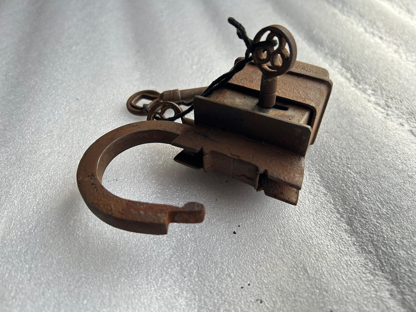 Iron Three Key Tricky Padlock  Puzzle Lock