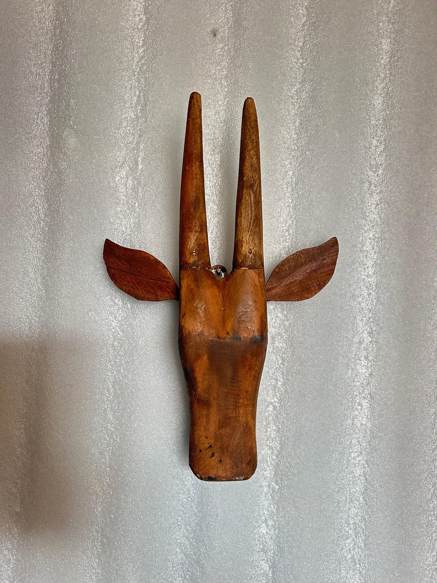 Wooden Wall Hanging Cow Head