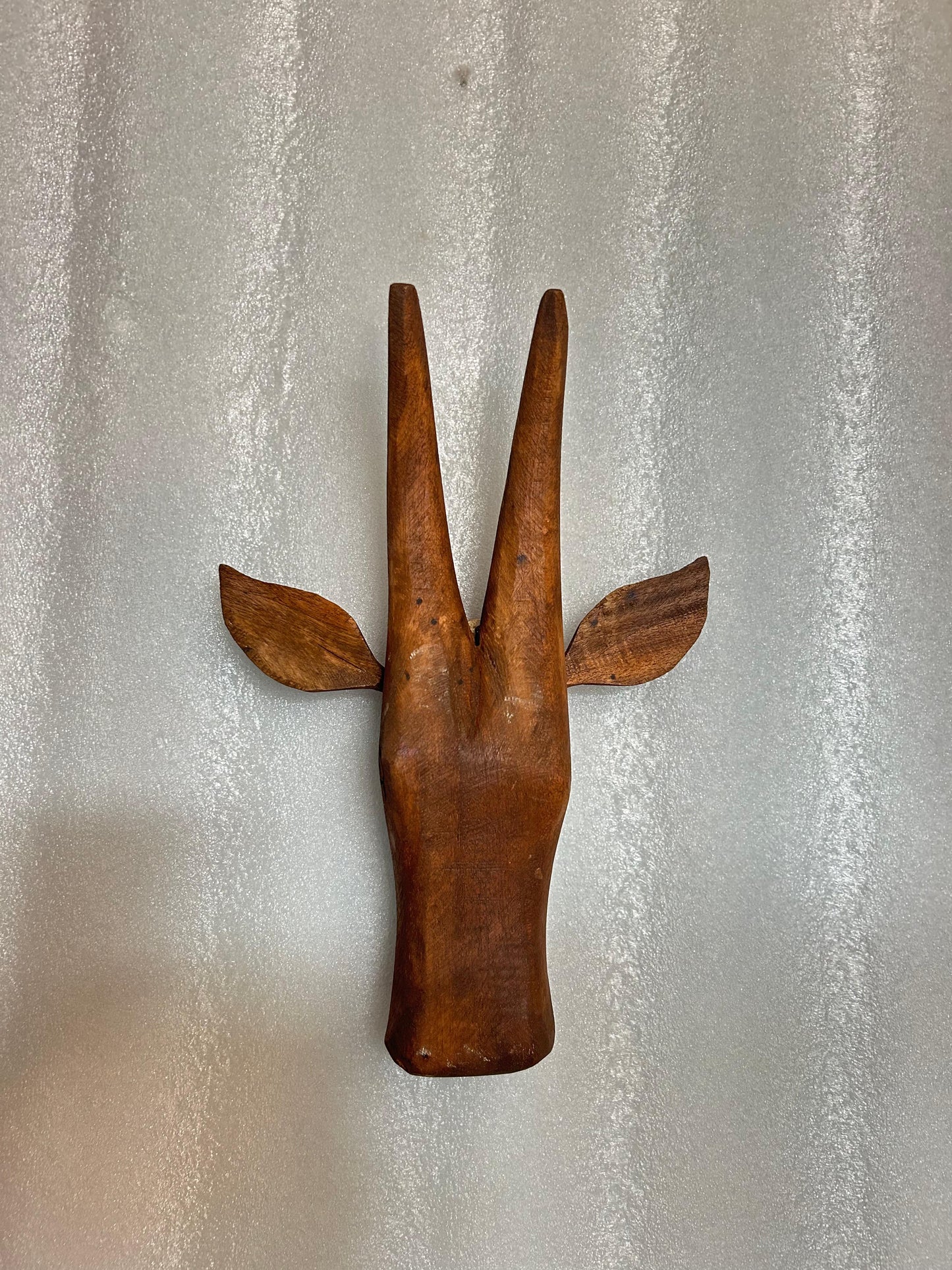 Wooden Wall Hanging Cow Head