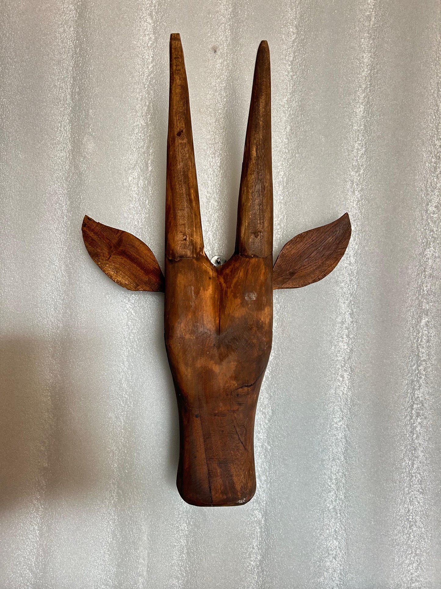 Wooden Wall Hanging Cow Head