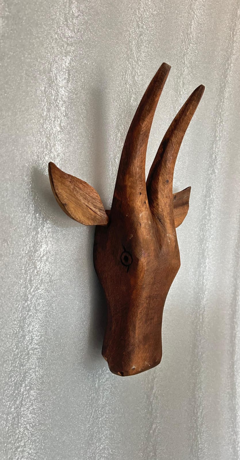 Wooden Wall Hanging Cow Head